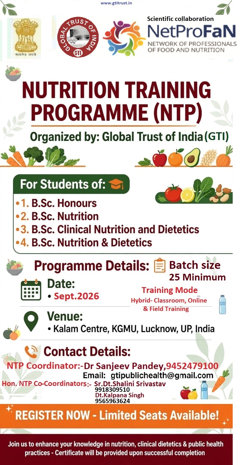 Nutrition Training Programme